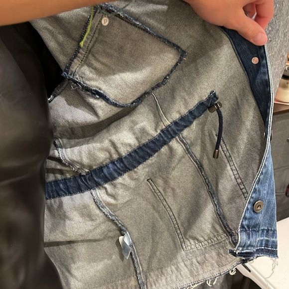 J Jill DENIM WOMENS Large Petite Button Up 100% Cotton Slip On Jean Jackets - Picture 13 of 16